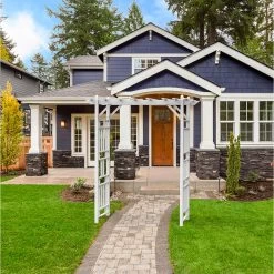 Garden Arch PVC Gemini -Gardena Store 999372 garden arch pvc gemini 2