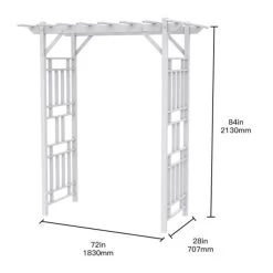 Garden Arch PVC Gemini -Gardena Store 999372 garden arch pvc gemini 4