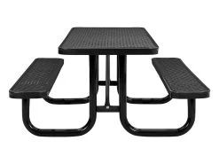 Picnic Table 6 Seater Commercial - Black 14 Picnic Table 6 Seater Commercial - Black -Gardena Store ag4hur5 black picnic table 6 seater black 4c