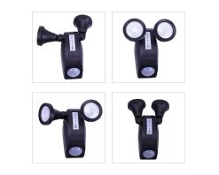 Solar Area PIR Security Light 18 LED