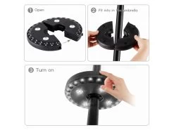 Umbrella Light 28 LED -Gardena Store ch31112 umbrella light 28 led 5