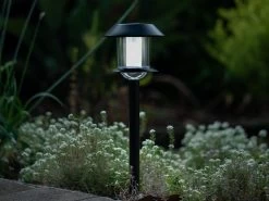 Solar Garden Stake Light - Black