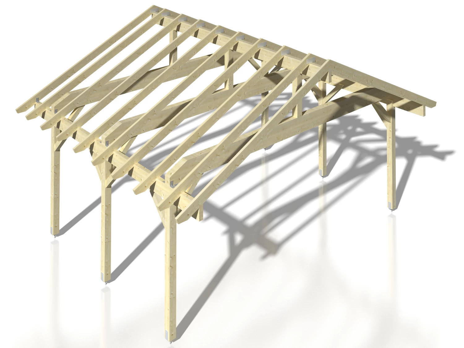 Wooden Patio Cover Robert 5.55m X 5.1m 7 Wooden Patio Cover Robert 5.55m X 5.1m - Image 5