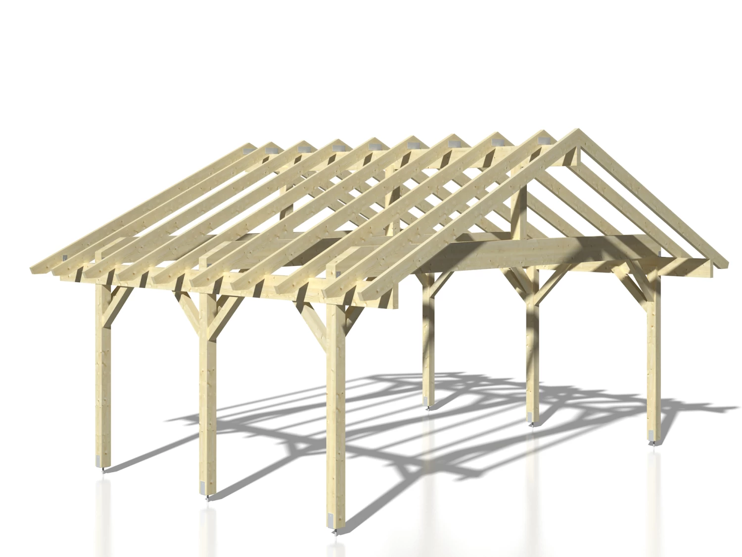 Wooden Patio Cover Robert 5.55m X 5.1m 6 Wooden Patio Cover Robert 5.55m X 5.1m - Image 4