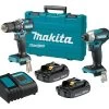 Makita 18V Sub-Compact Drill Driver Brushless LXT 1.5Ah Kit 2 Makita 18V Sub-Compact Drill Driver Brushless LXT 1.5Ah Kit -Gardena Store dlx2414sy makita 18v sub compact drill driver brushless lxt 1.5ah kit 1