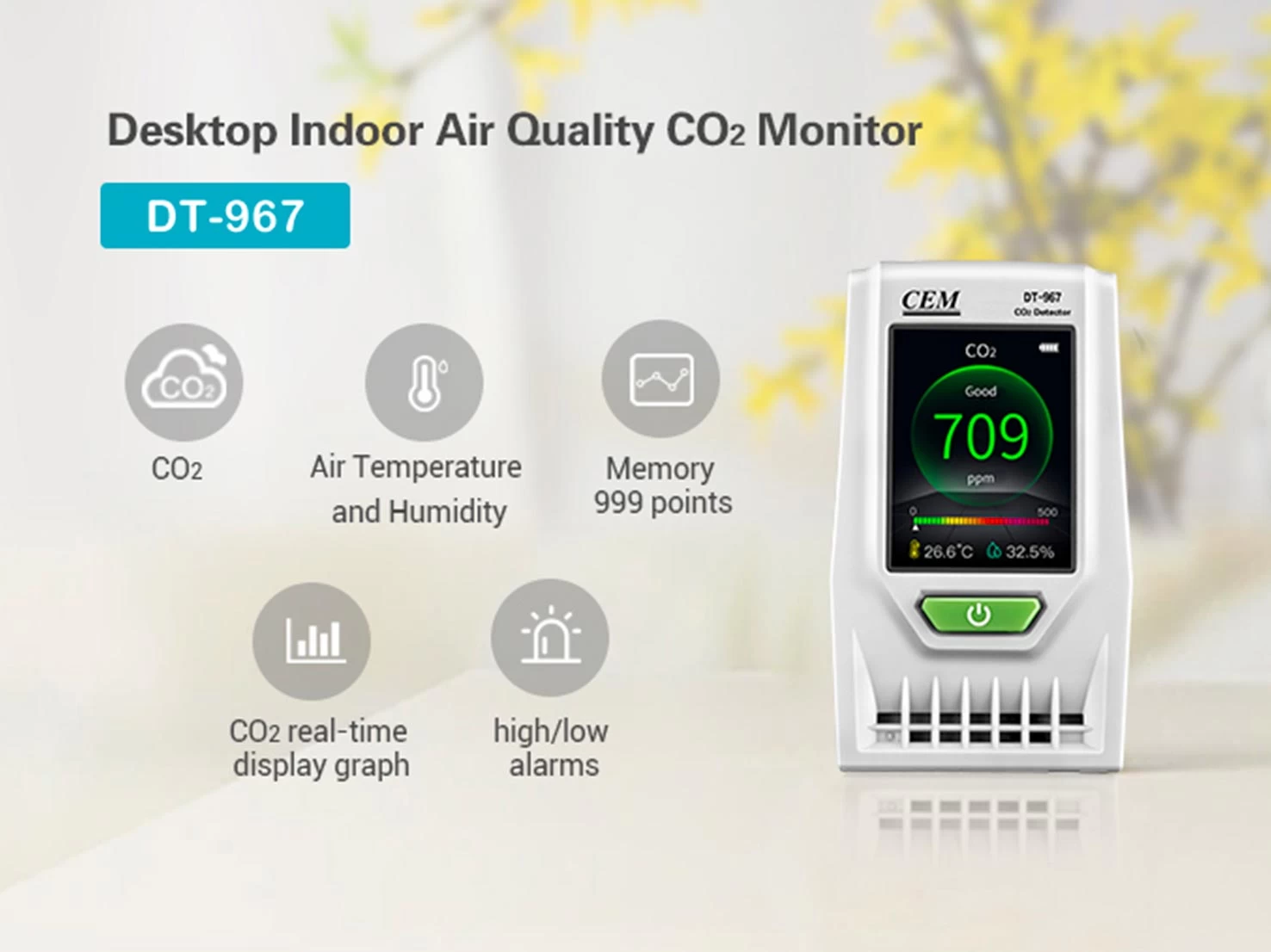 CEM Indoor Air Quality Monitor 5 CEM Indoor Air Quality Monitor - Image 3