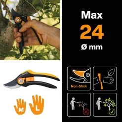Fiskars Bypass Secateurs Euro -Gardena Store fk210235 fiskars bypass secateurs euro 4b