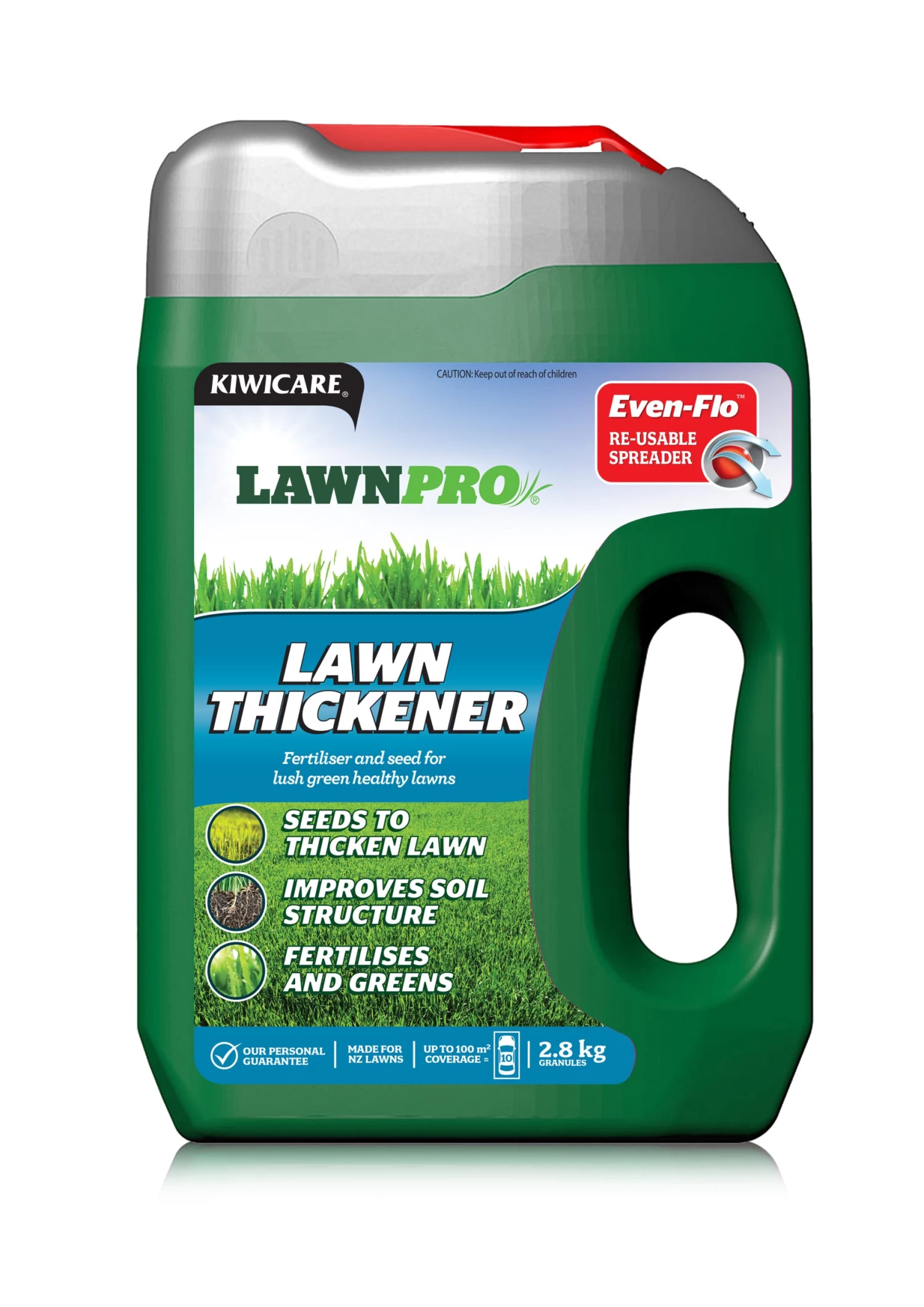 Kiwicare LawnPro Lawn Thickener Spreader 2.8kg 3 Kiwicare LawnPro Lawn Thickener Spreader 2.8kg