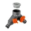 Gardena Twin Tap Connector 3/4" + 1" Thread -Gardena Store g939 gardena twin tap connector 3 4 1 thread 1