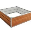 Raised Garden Bed 120cm X 120cm X 41cm Wood Finish -Gardena Store gb1212 v3 wood 1b