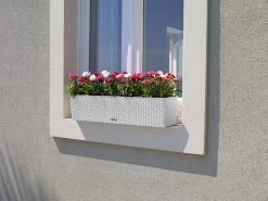 Lechuza Balconera Cottage Planter 80 - White -Gardena Store getfile 1