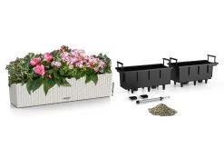 Lechuza Balconera Cottage Planter 80 - White -Gardena Store getfile