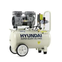 Hyundai Air Compressor Oil Free Low Noise 1HP 24L -Gardena Store hy7524 hyundai air compressor 24l oil free low noise 1hp 3