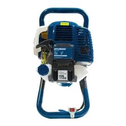 Hyundai Post Hole Borer 51cc -Gardena Store hyea5080 hyundai post hole borer 51cc 3 auger set 3c