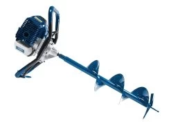 Hyundai Post Hole Borer 51cc -Gardena Store hyea5080 hyundai post hole borer 51cc 3 auger set 4c