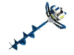 Hyundai Post Hole Borer 51cc -Gardena Store hyea5080 hyundai post hole borer 51cc 3 auger set 6c