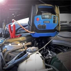 Hyundai Jump Start + Power Bank + Compressor 12000mAh 19 Hyundai Jump Start + Power Bank + Compressor 12000mAh -Gardena Store hyjs 950 hyundai jump starter compressor led light usb charger 9