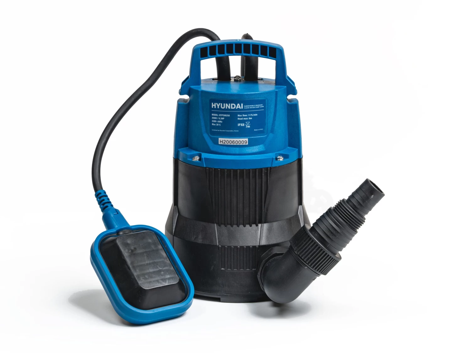 Hyundai Submersible Drainage Clean Water Pump 250W 4 Hyundai Submersible Drainage Clean Water Pump 250W - Image 2
