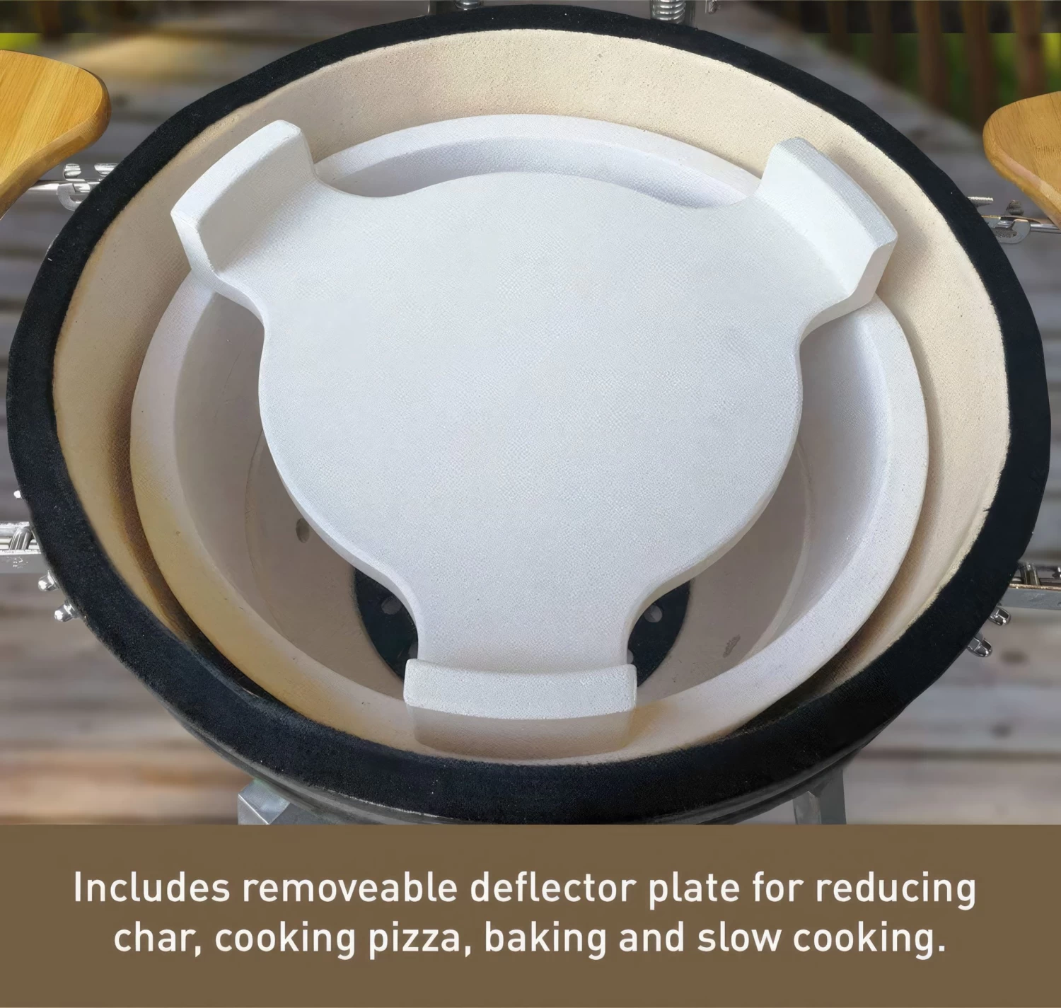 Kamado Ceramic Grill BBQ 21" 17 Kamado Ceramic Grill BBQ 21" - Image 15