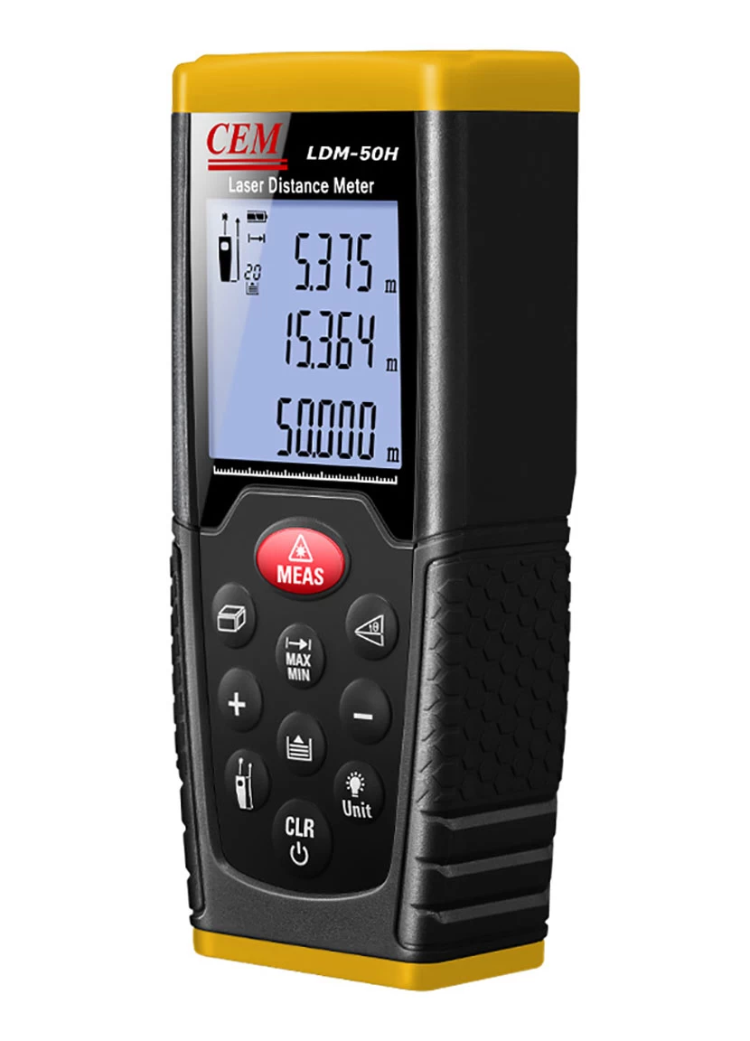 CEM Indoor & Outdoor Laser Distance Measurer 50m 4 CEM Indoor & Outdoor Laser Distance Measurer 50m - Image 2