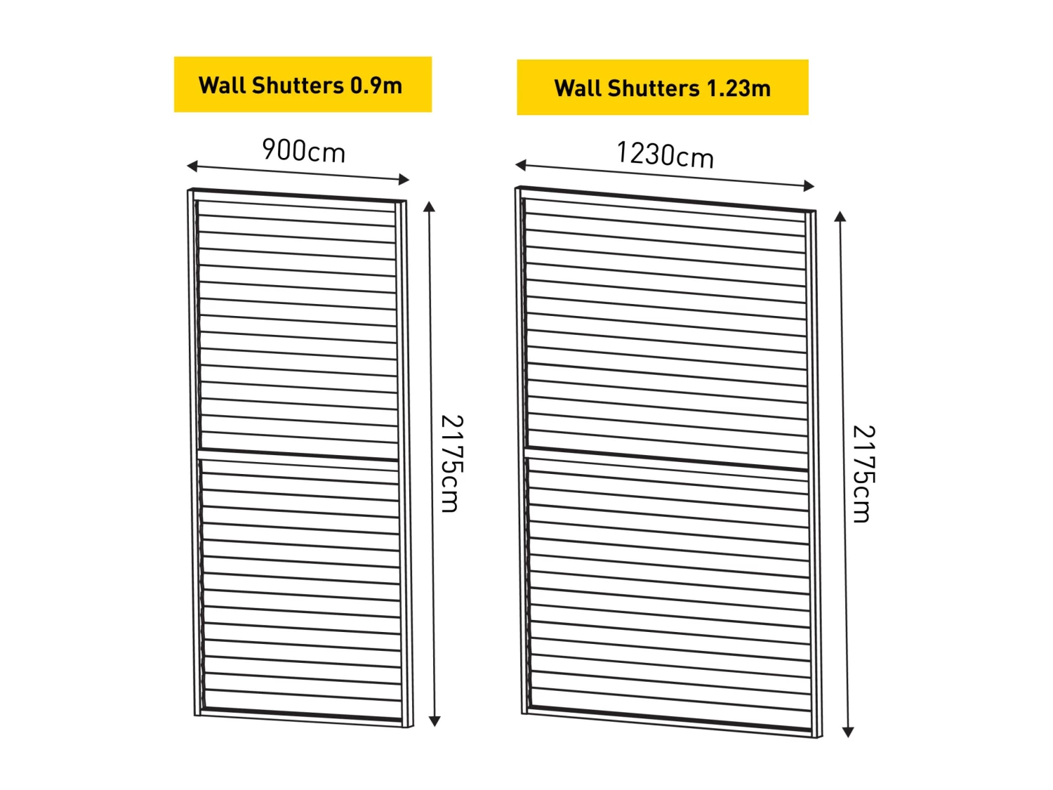 Louvre Roof System Wall Shutters 0.9m Charcoal 11 Louvre Roof System Wall Shutters 0.9m Charcoal - Image 9