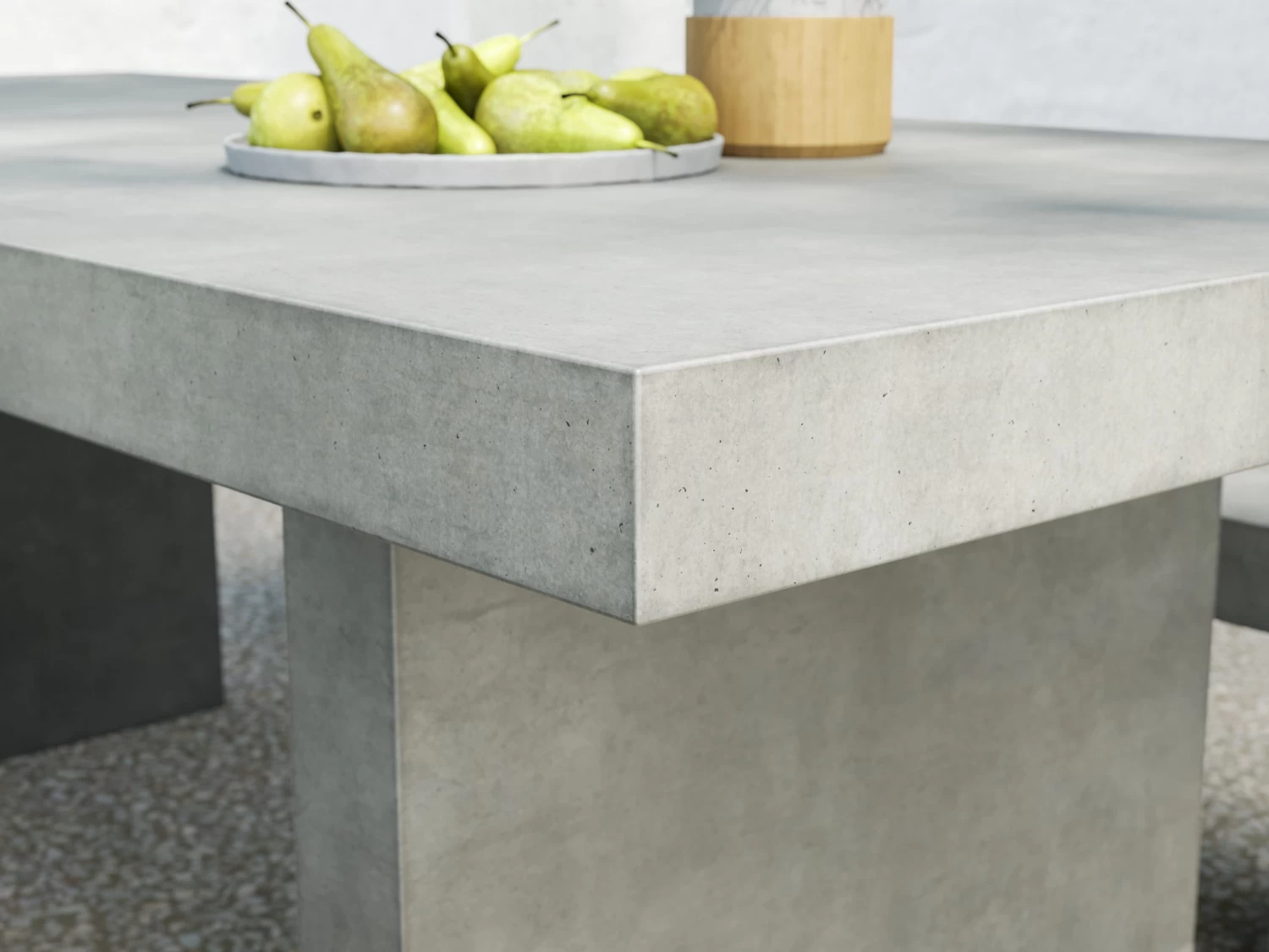 Modulo Concrete Outdoor Dining Table 3 Modulo Concrete Outdoor Dining Table