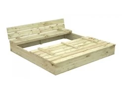 Wooden Sandpit With Seats 1.6m X 1.6m -Gardena Store mv19 1616 sandy 16 sand pit 4