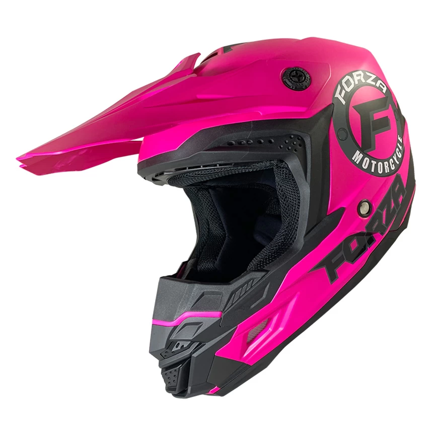 Nikko N601 Youth Motocross Helmet Pink 51-52cm 4 Nikko N601 Youth Motocross Helmet Pink 51-52cm - Image 2