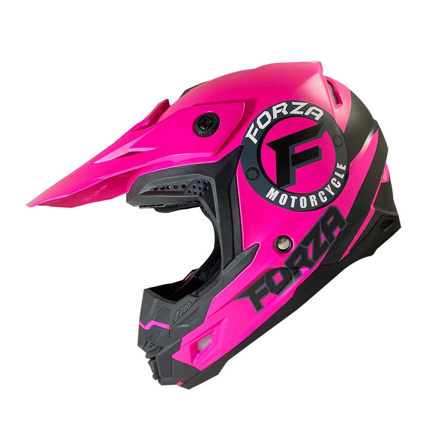 Nikko N601 Youth Motocross Helmet Pink 51-52cm 7 Nikko N601 Youth Motocross Helmet Pink 51-52cm - Image 5