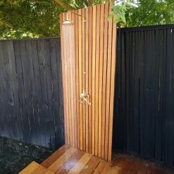 Neptune Classic Outdoor Shower With Mixer Antique Copper -Gardena Store nc200ac neptune classic antique copper 3b