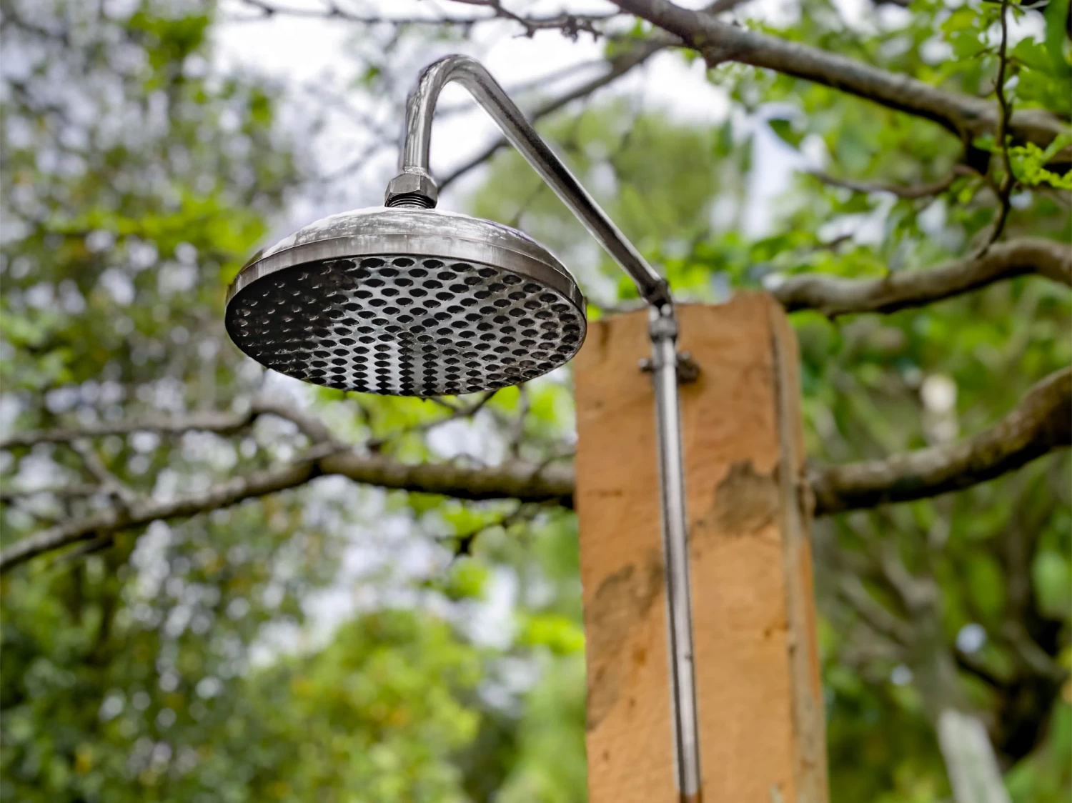 Neptune Classic Outdoor Shower With Mixer Chrome 7 Neptune Classic Outdoor Shower With Mixer Chrome - Image 5