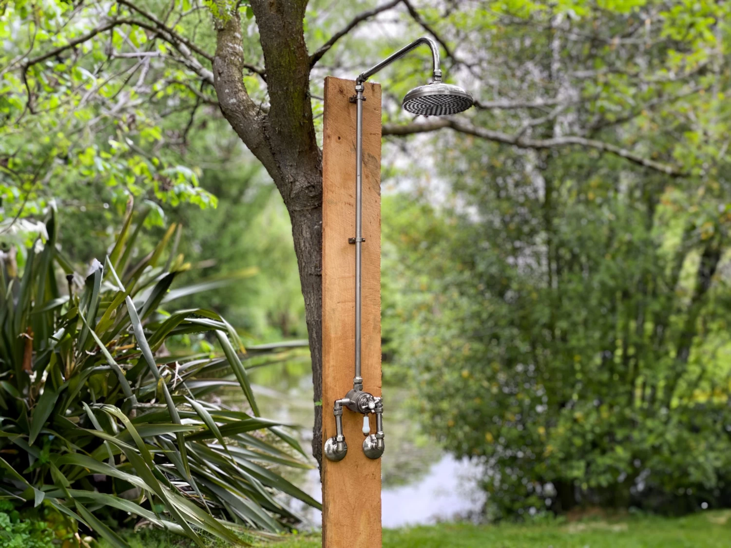 Neptune Classic Outdoor Shower With Mixer Chrome 9 Neptune Classic Outdoor Shower With Mixer Chrome - Image 7