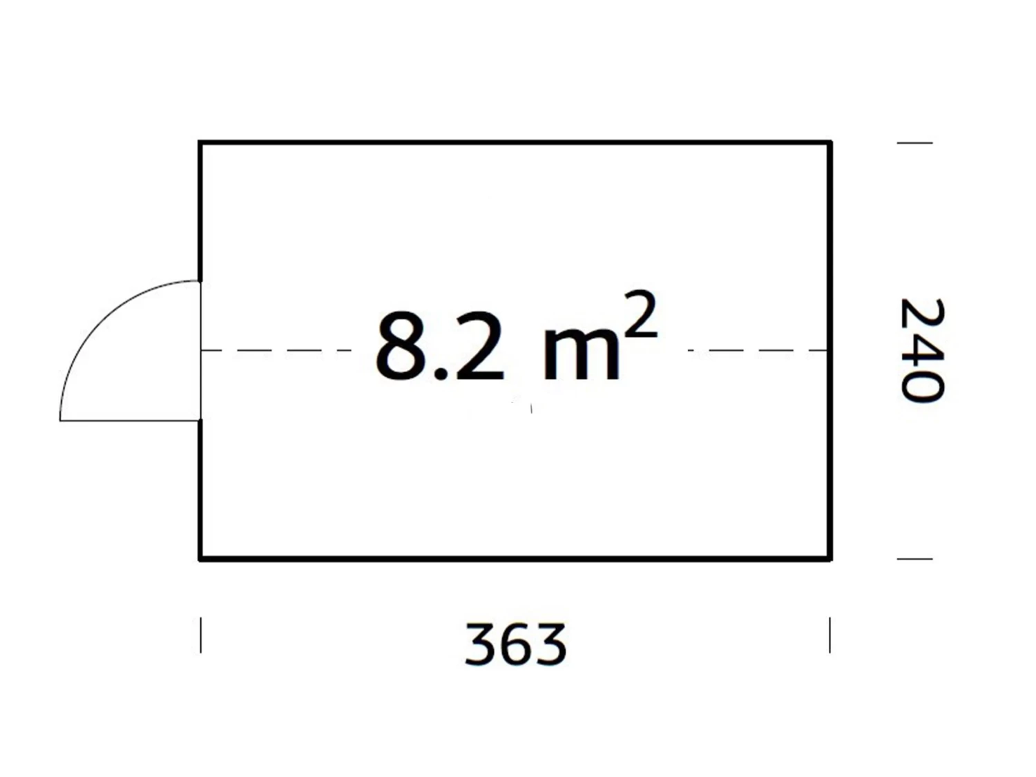 Glasshouse Emilia 2.4m X 3.6m 3 Glasshouse Emilia 2.4m X 3.6m
