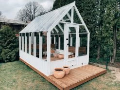 Glasshouse Emilia 2.4m X 3.6m 20 Glasshouse Emilia 2.4m X 3.6m -Gardena Store pa44 2436 palmako glasshouse emilia 3.6m x 2.4m 8.2sqm 7