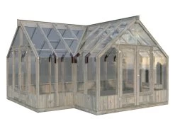 Glasshouse Emilia 4.2m X 5.4m -Gardena Store pa44 4254 palmako glasshouse emilia 4.2m x 5.4m 19.1m2 1