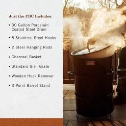 Pit Barrel Cooker BBQ 45cm 23 Pit Barrel Cooker BBQ 45cm -Gardena Store pbcooker pit barrel cooker bbq 45cm 7b