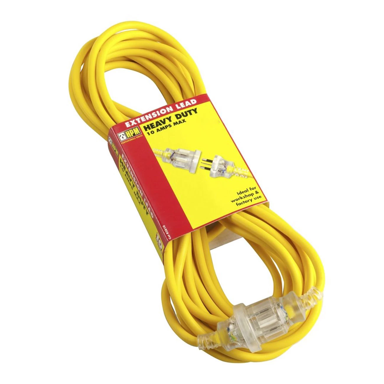 HPM Heavy Duty Lead Yellow 3 Core 1.0mm² 15m