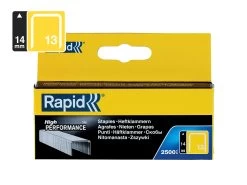 Rapid Finewire Staples Galvanised 13/14 - Pack Of 2500