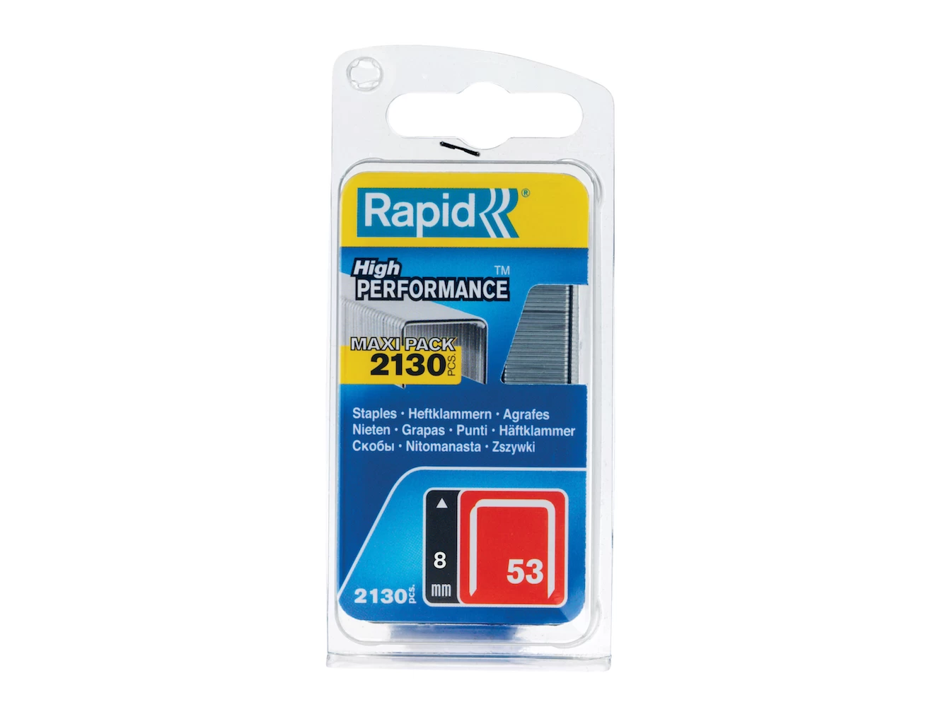 Rapid Finewire Staples Galvanised 53/8 - Pack Of 2130 4 Rapid Finewire Staples Galvanised 53/8 - Pack Of 2130 - Image 2