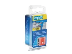 Rapid Finewire Staples Galvanised 53/8 - Pack Of 2130