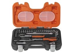 Bahco 29 Piece 1/4" Drive Socket Set