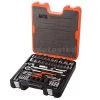 Bahco 77 Piece 1/4" & 1/2" Drive Socket Set -Gardena Store s800 1b
