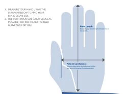 Ultra Leather Pruner Gloves -Gardena Store showa gloves sizing diagram 1 1