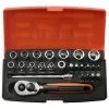 Bahco 25 Piece 1/4" Drive Mini Socket Set 2 Bahco 25 Piece 1/4" Drive Mini Socket Set -Gardena Store sl25 1