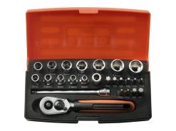 Bahco 25 Piece 1/4" Drive Mini Socket Set
