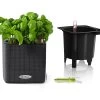 Lechuza Cube Planter Colour 14 - Slate -Gardena Store slate cube 1
